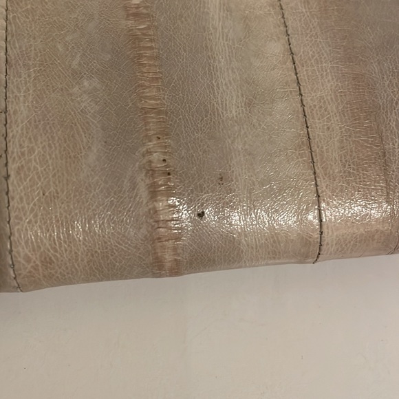 Vintage EEL skin wallet with check book - Picture 8 of 9